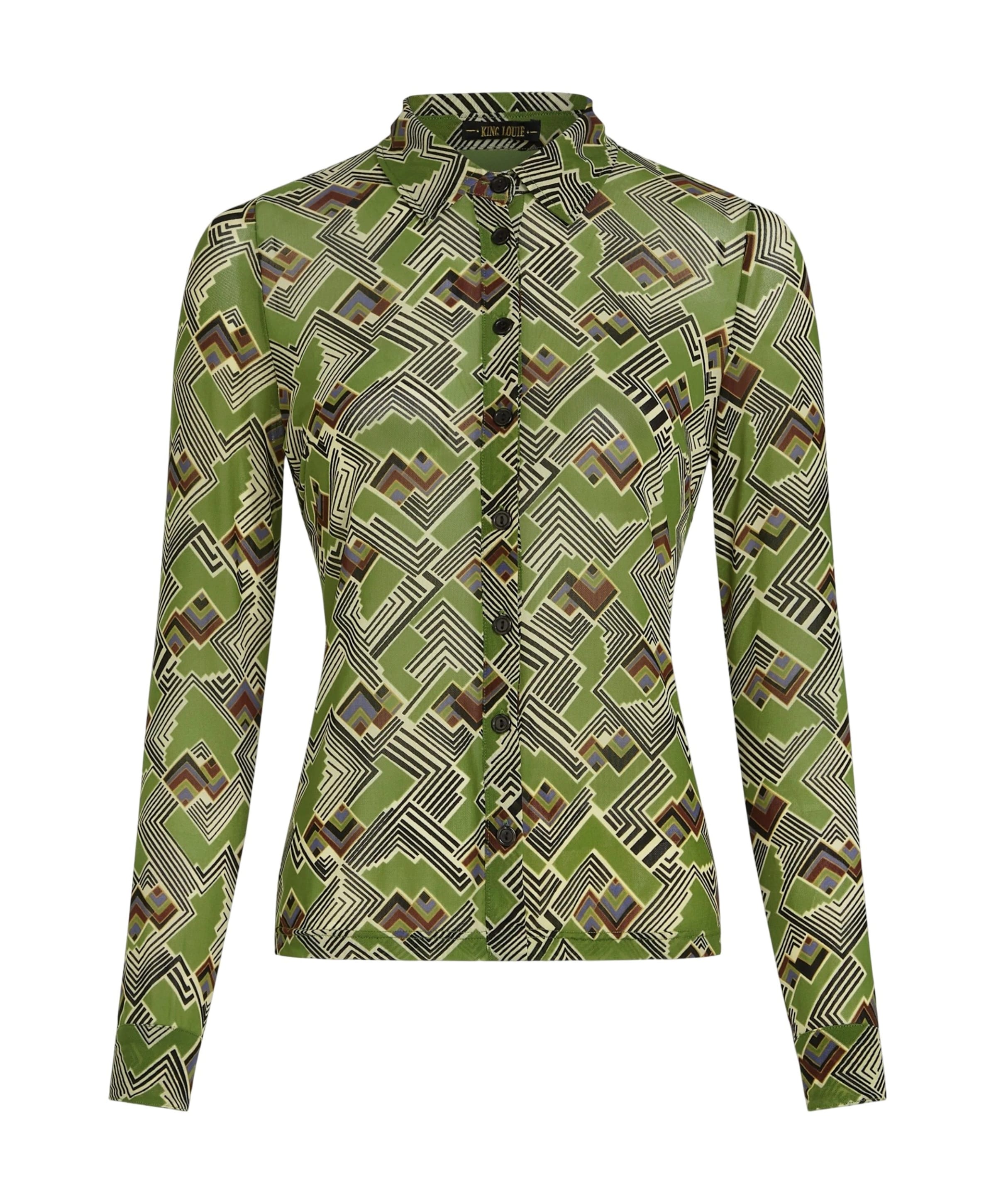 Dames blouse groen