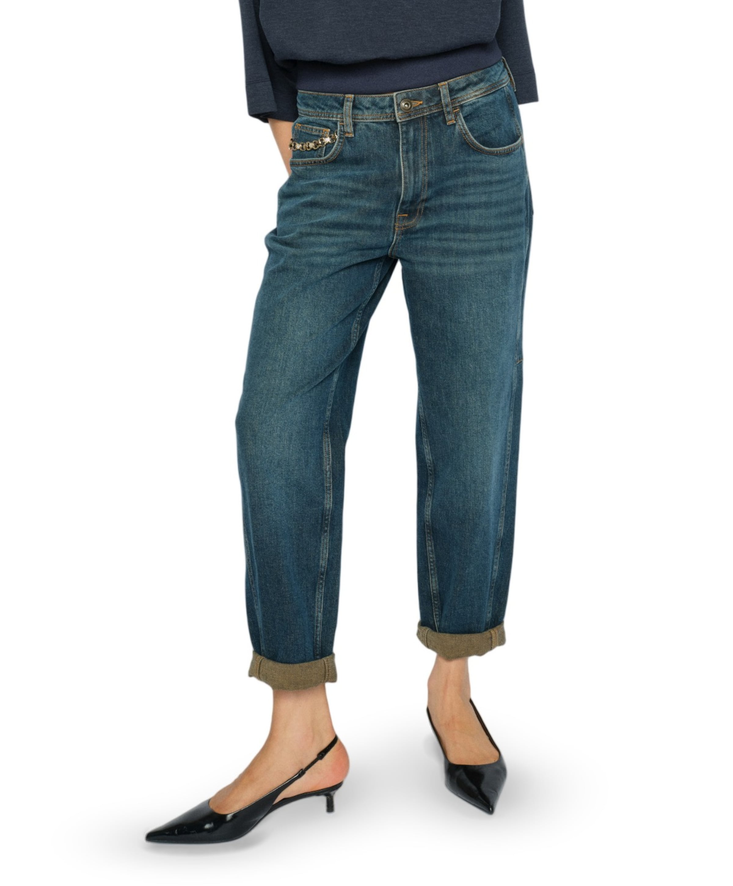 MMAymen Galleon dames jeans blauw