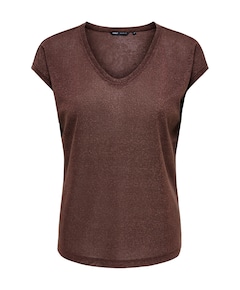 Dames top bruin
