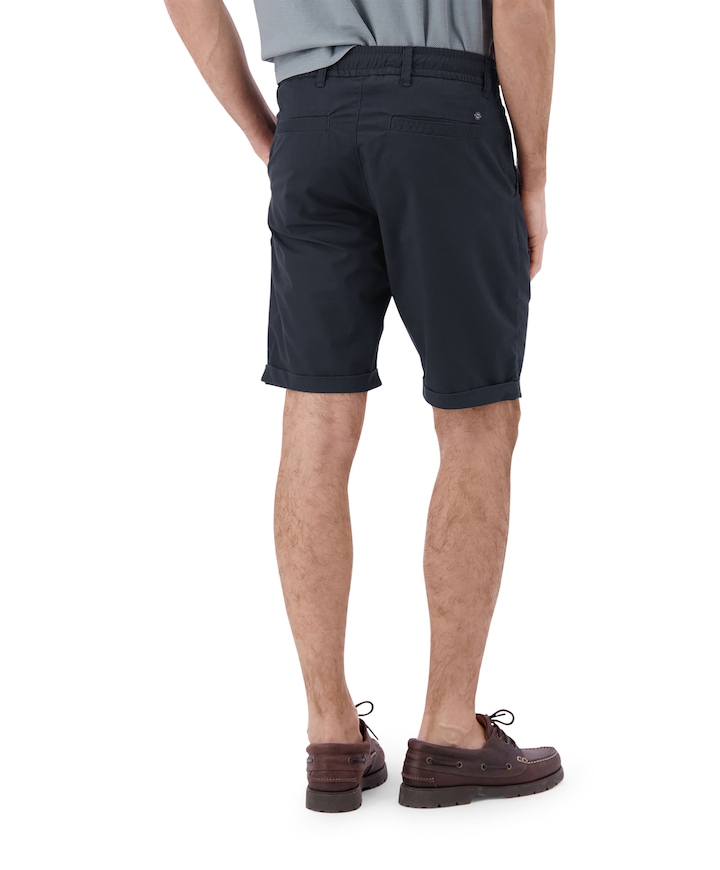 heren korte broek blauw