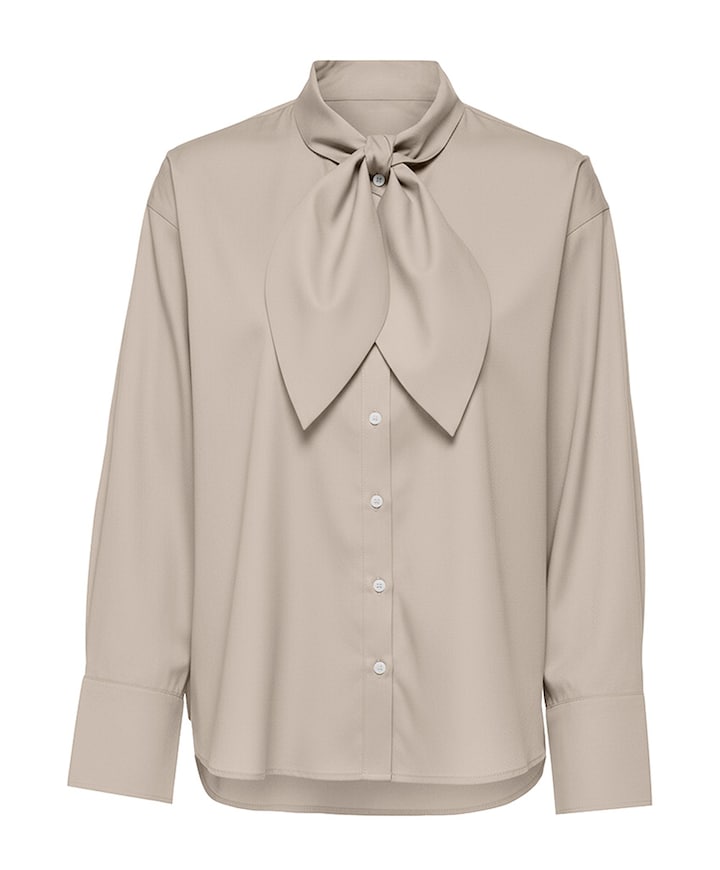 Dames blouse beige