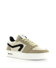 jongens veterschoenen beige