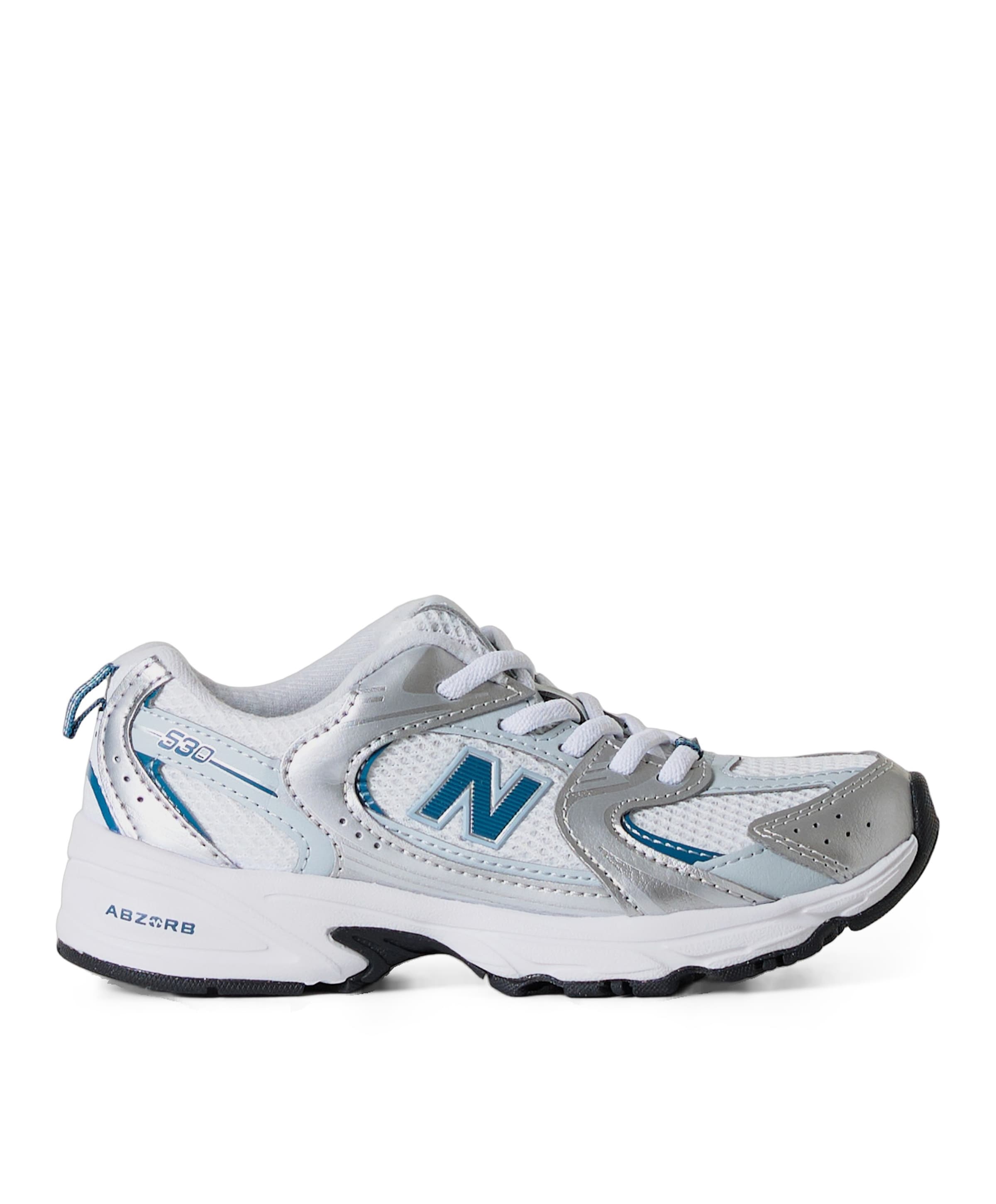 530 bungee lace uniseks sneakers  zilver