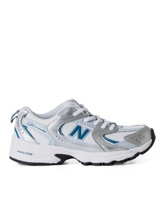 530 bungee lace uniseks sneakers  zilver