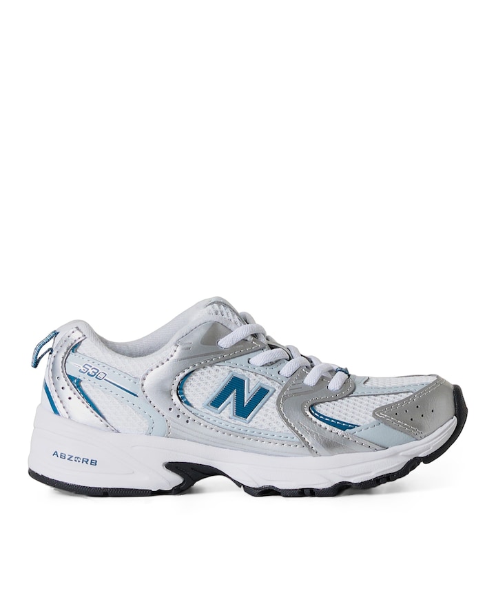 530 bungee lace uniseks sneakers  zilver