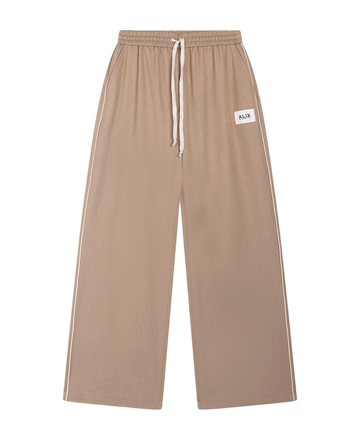 2 TONE PANTS dames broek beige