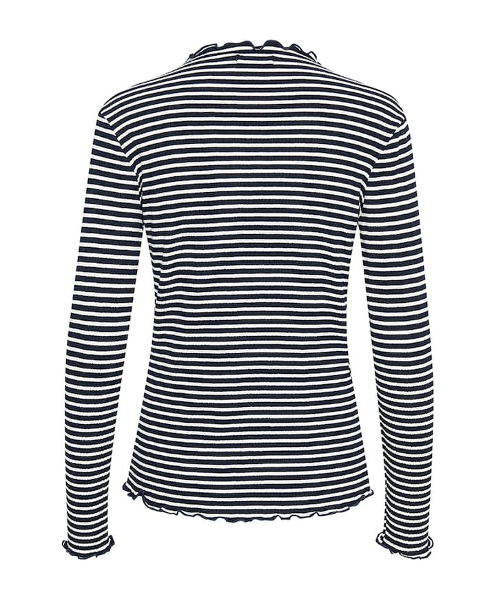 Dames longsleeve blauw