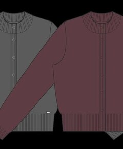 Dames vest groen