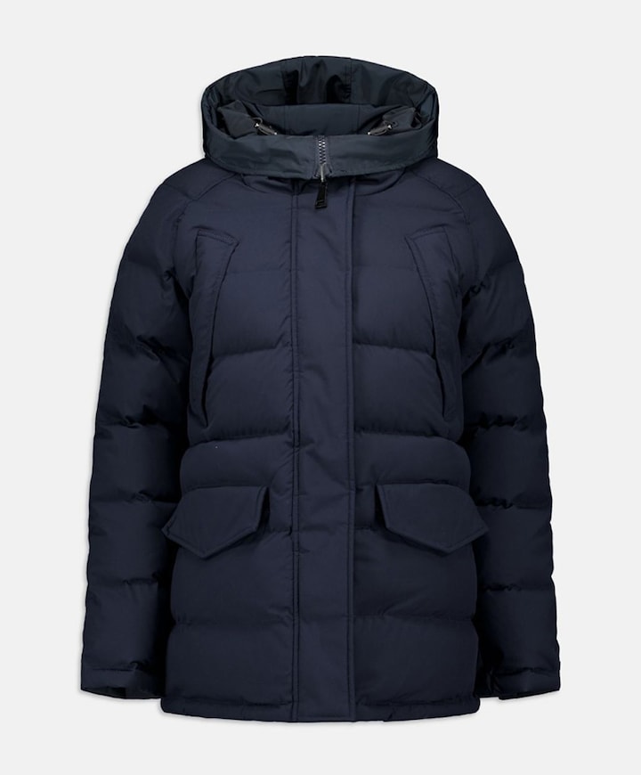 Dames omkeerbare jas grijs