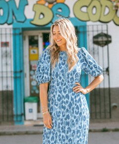 Lolita dames jurk blauw