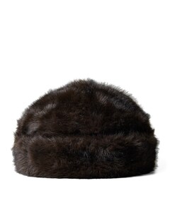 Dames muts bruin