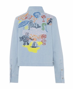 Dames blouse blauw