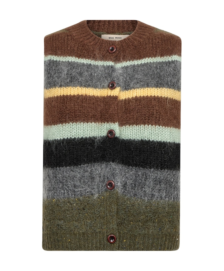Dames vest groen
