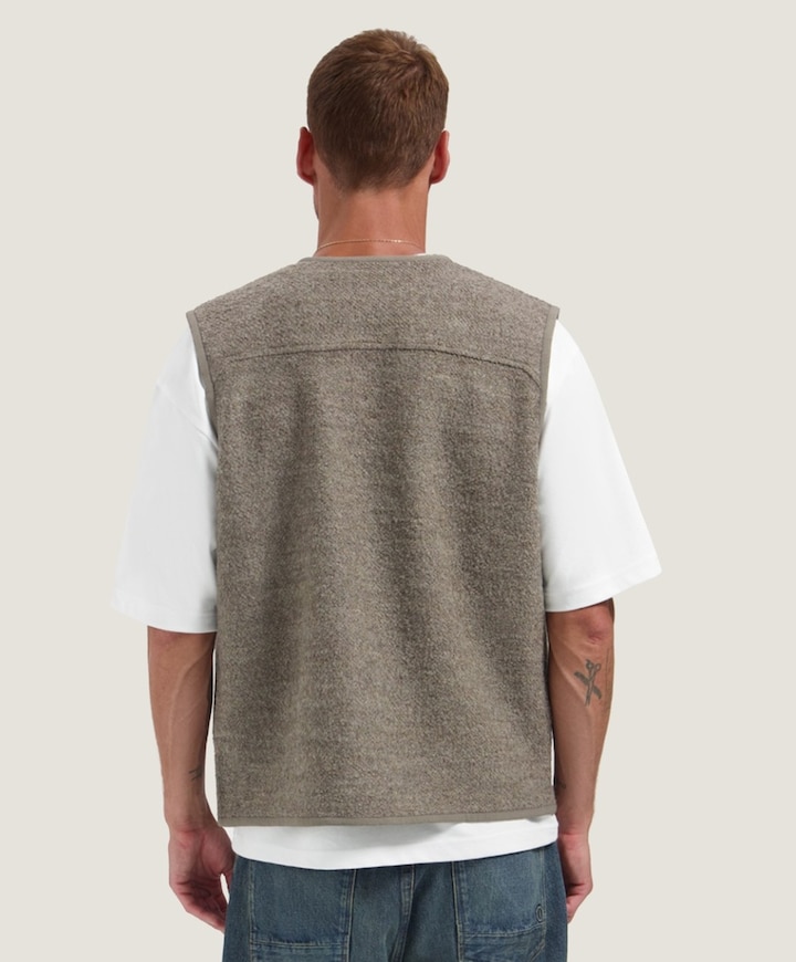 Heren bodywarmer bruin