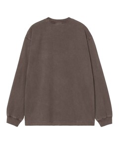 Heren longsleeve bruin