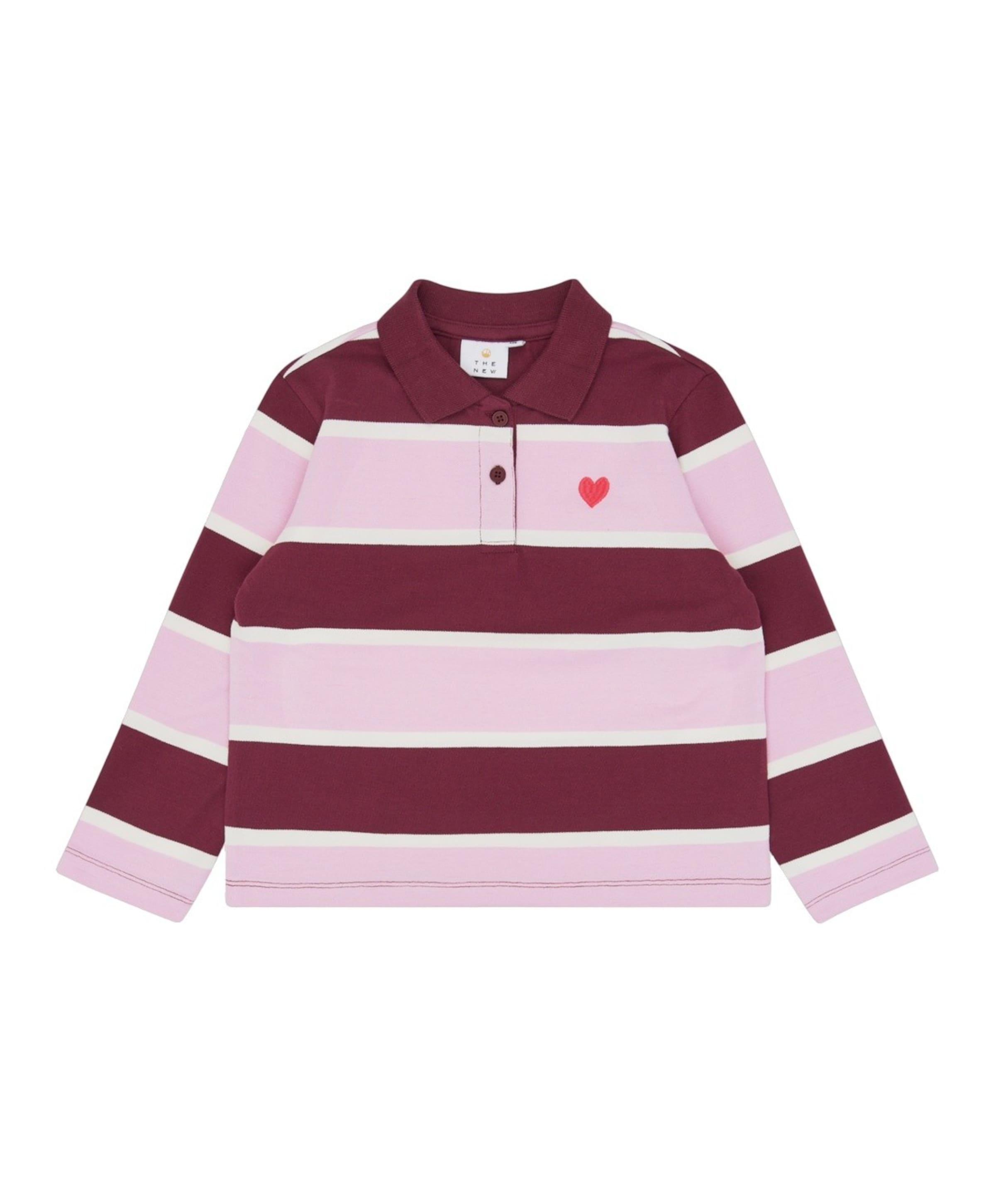 Meisjes polo bordeaux