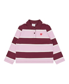 Meisjes polo bordeaux