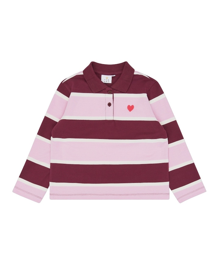 Meisjes polo bordeaux