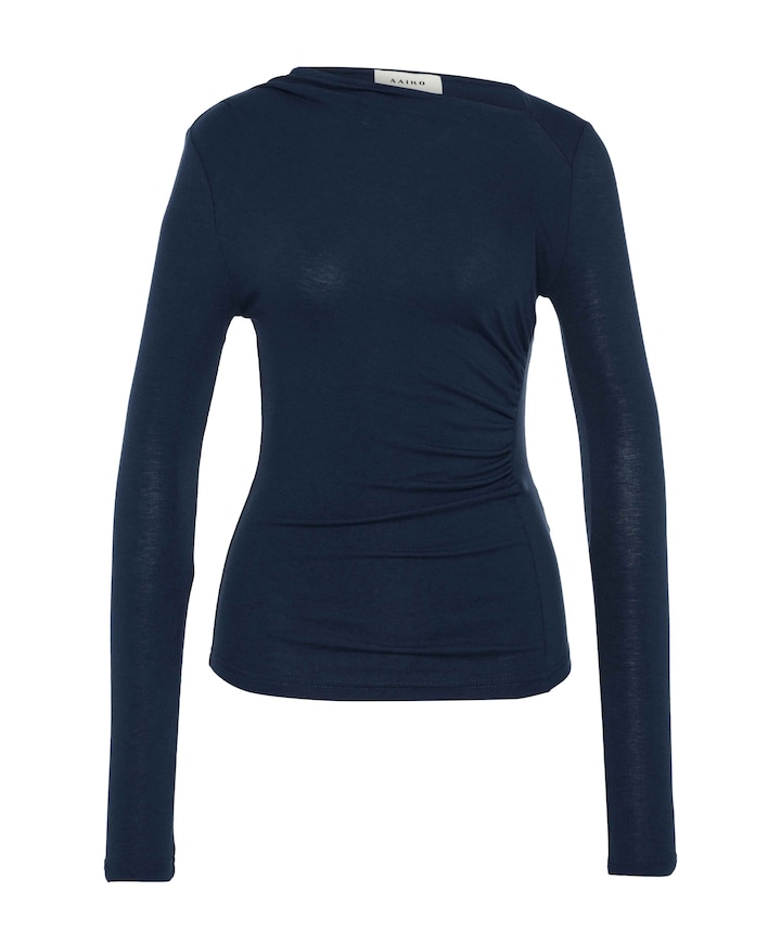 Dames longsleeve blauw
