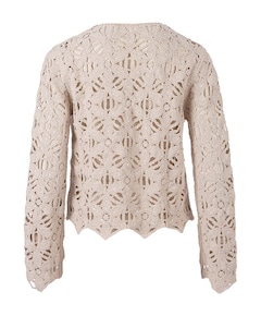 Dames vest beige