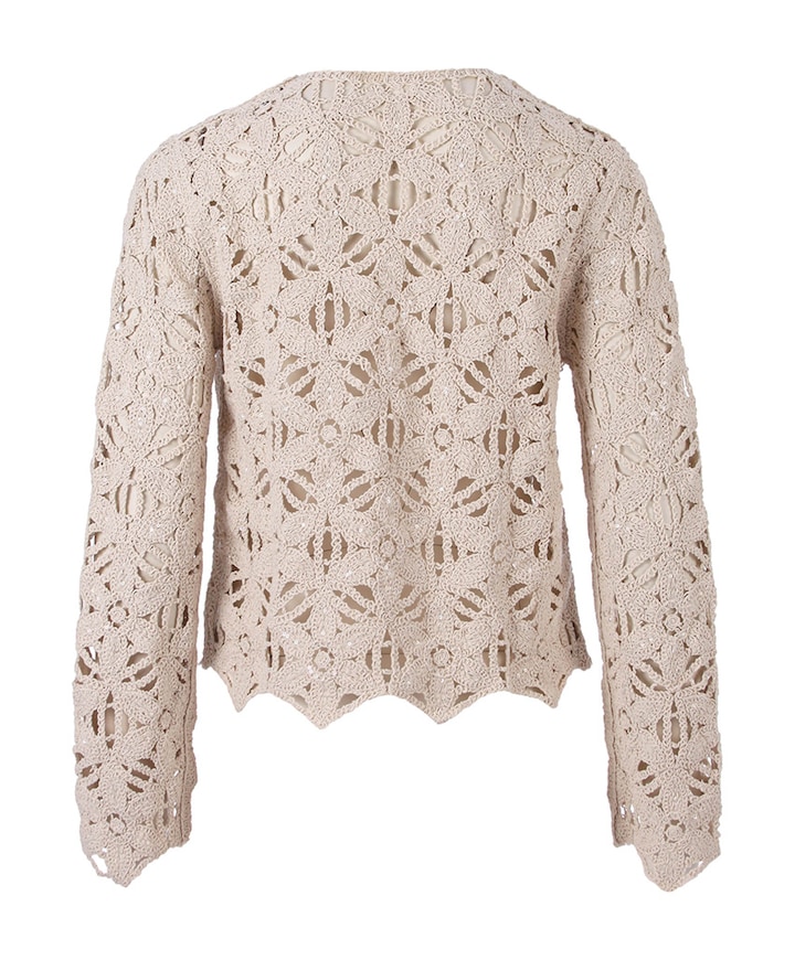 Dames vest beige