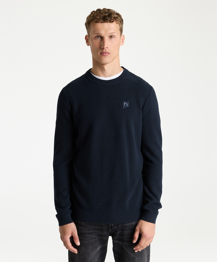 Heren trui blauw