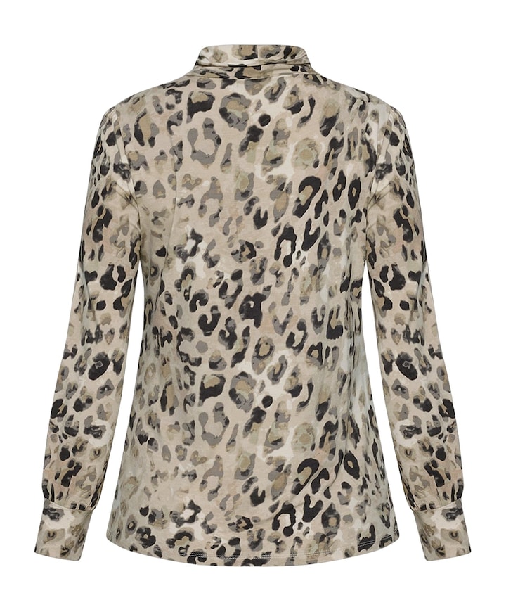 Dames longsleeve beige