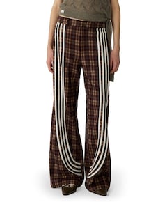 ZION BROWN SQUARED dames broek bruin