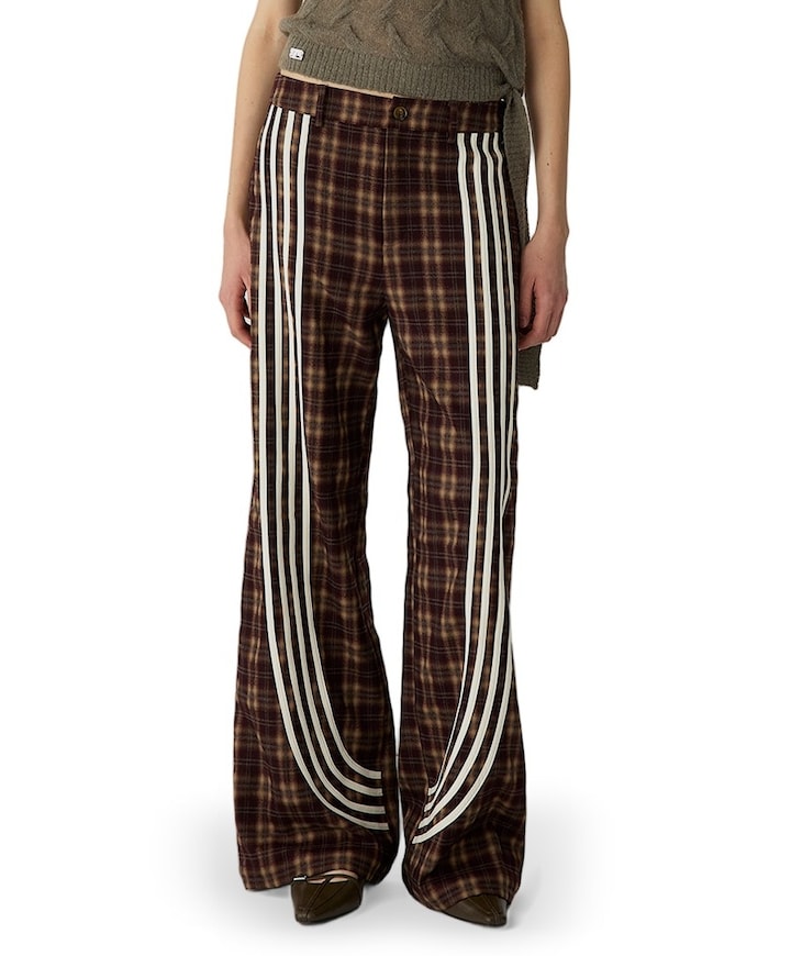 ZION BROWN SQUARED dames broek bruin