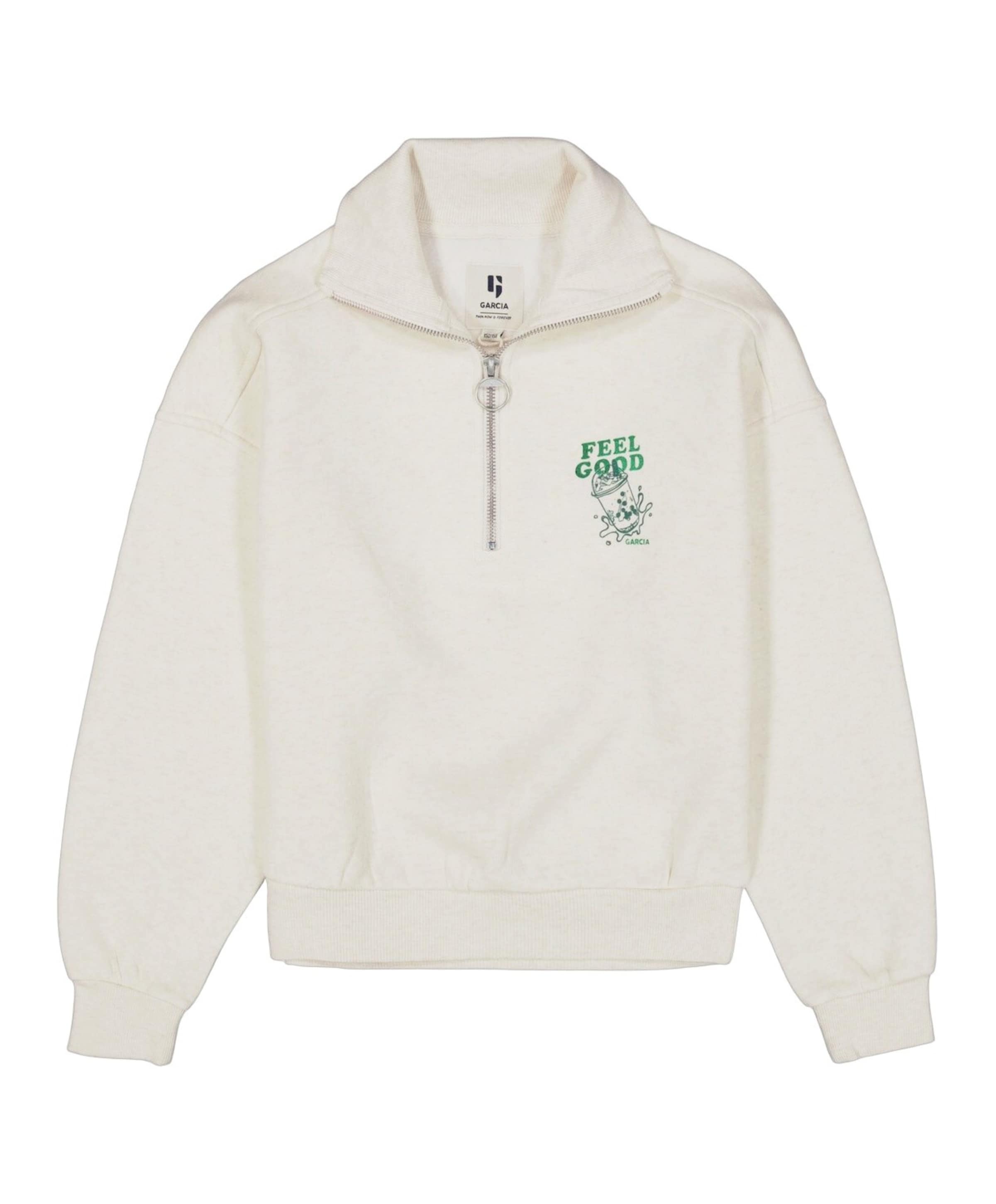 Meisjes sweater ecru