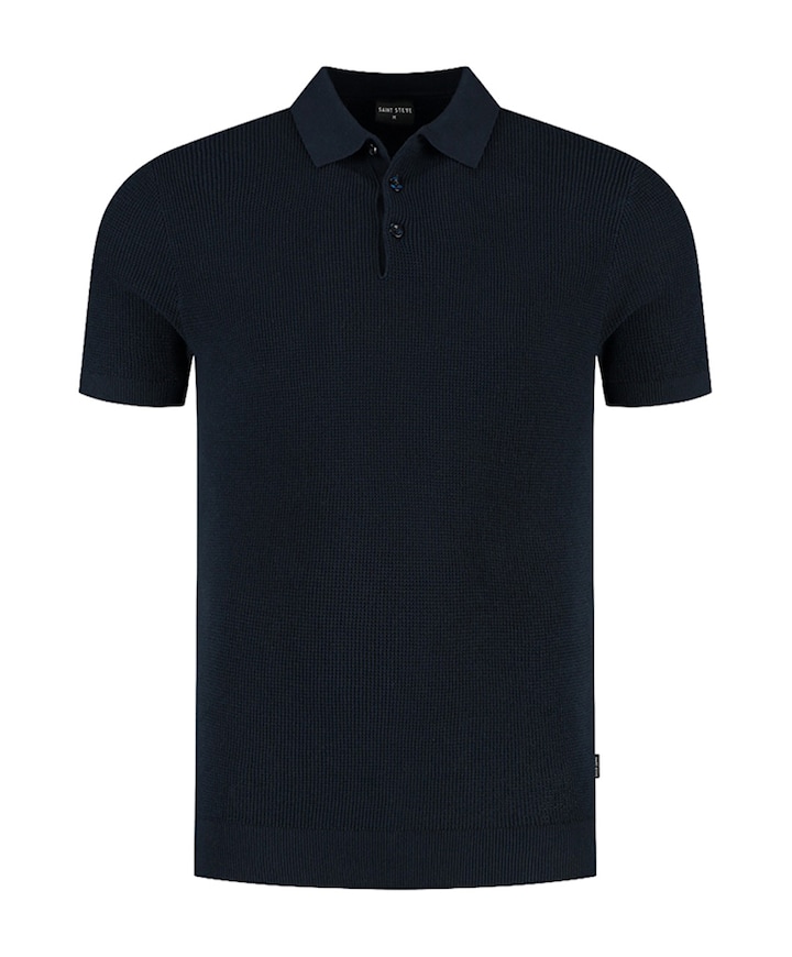Heren polo blauw