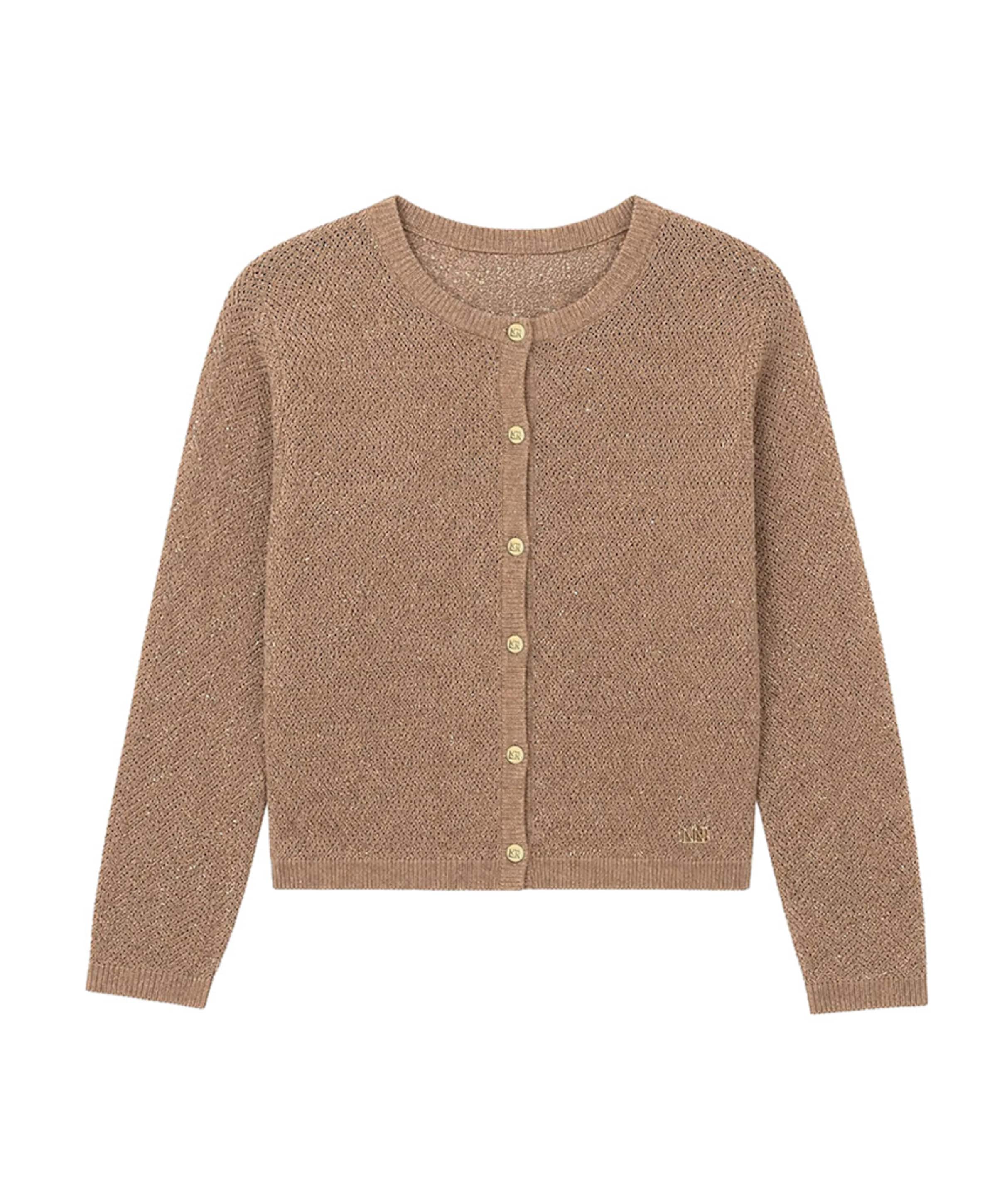 Meisjes vest bruin