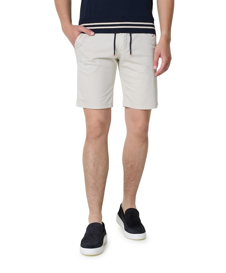 Bermuda Plain korte broek ecru
