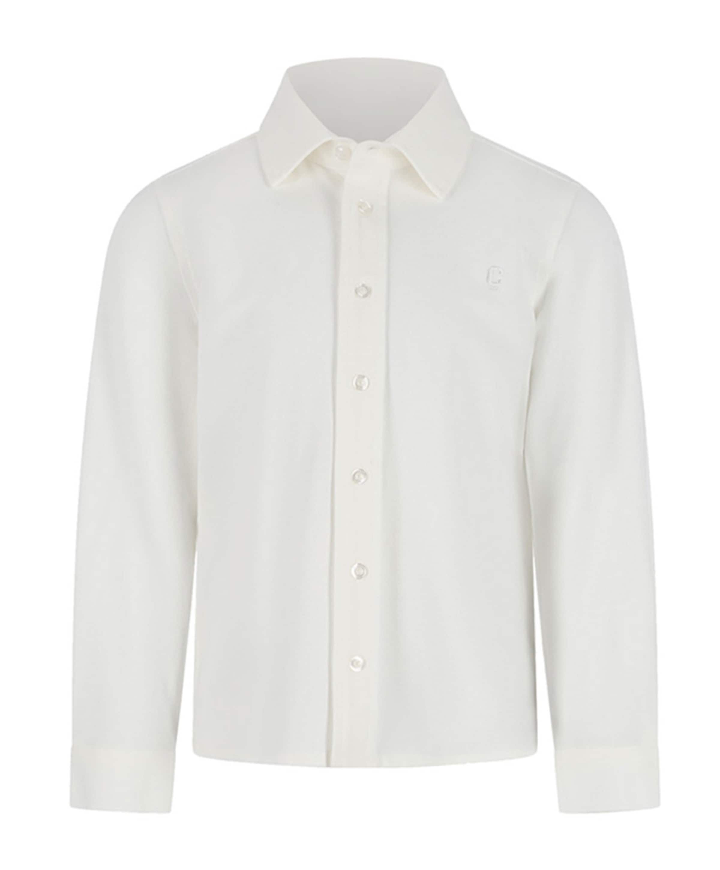 Jongens overhemd lange mouw wit