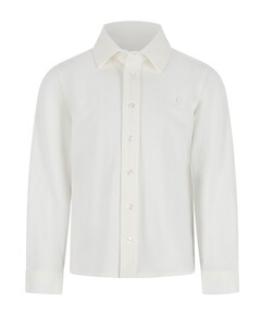Jongens overhemd lange mouw wit