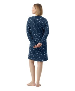 Dames nachthemd blauw