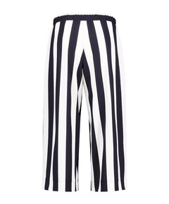 Grace stripe culotte dames broek zwart