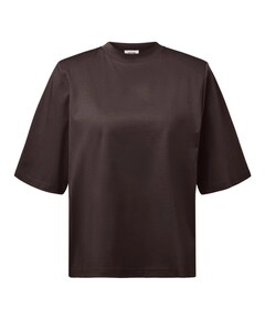 Dames T-shirt bruin