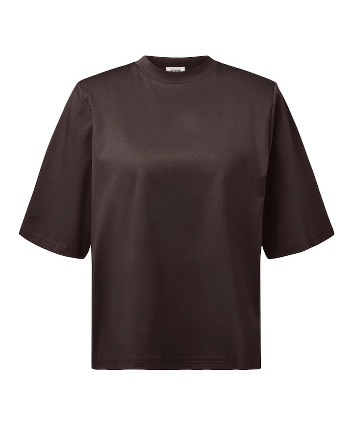 Dames T-shirt bruin