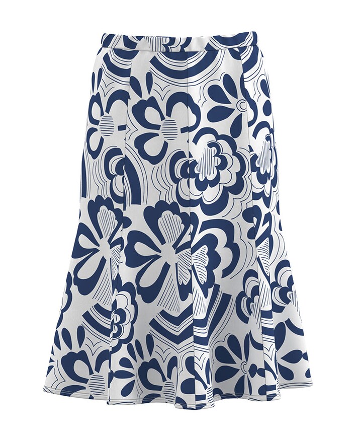 Dames rok blauw