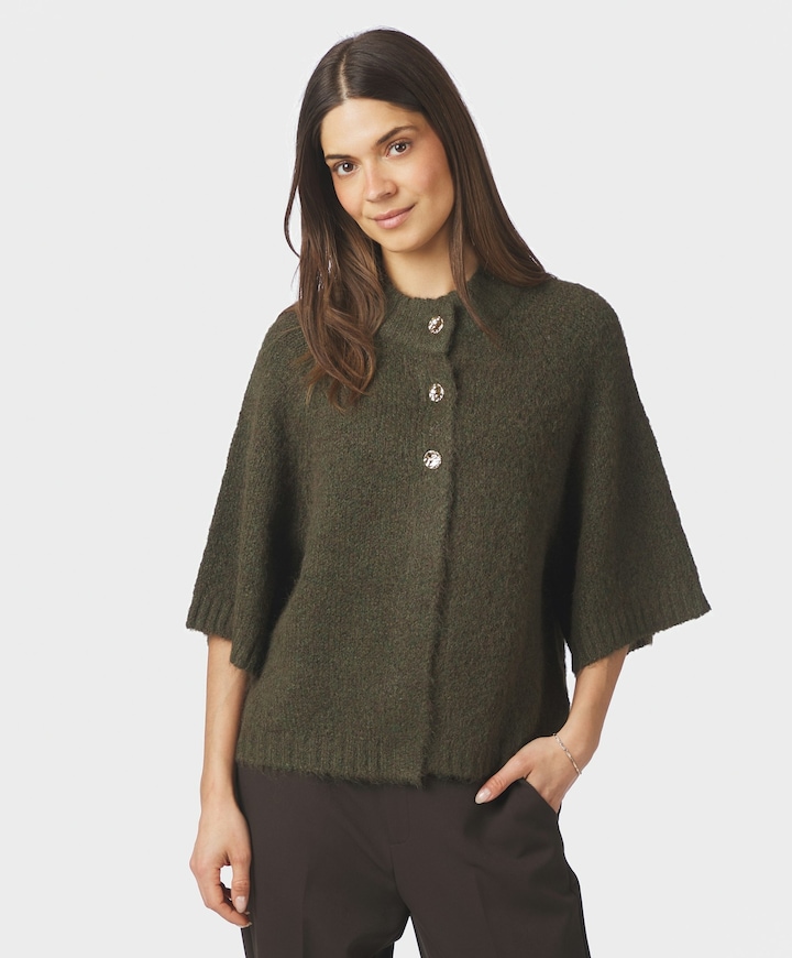 Dames vest groen