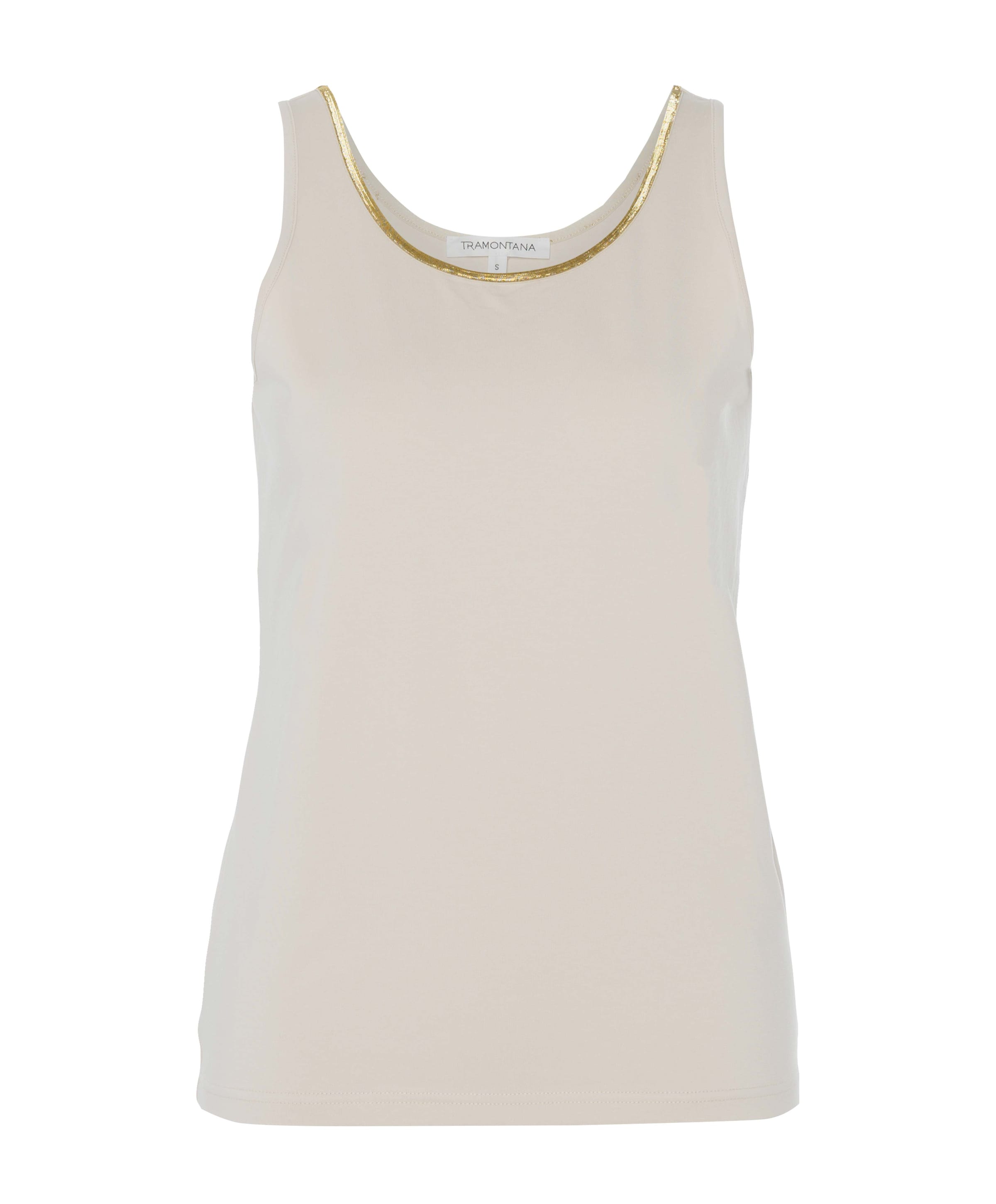 Dames top beige