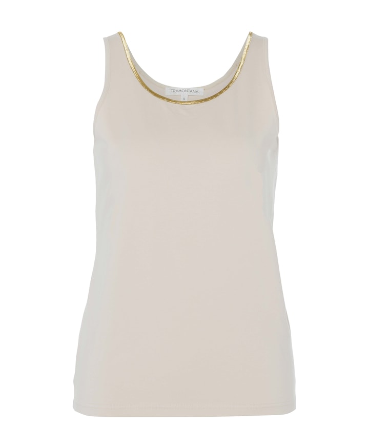 Dames top beige