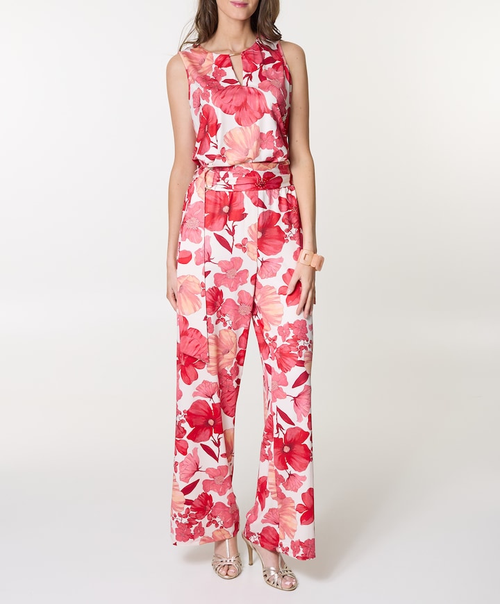 dames jumpsuit roze
