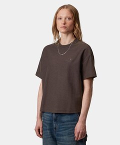 Dames T-shirt bruin