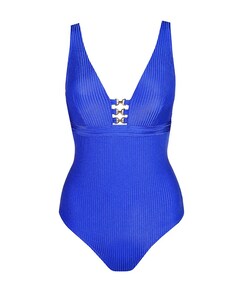 Dames badpak blauw