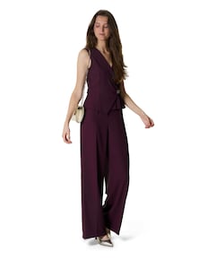 dames jumpsuit bordeaux