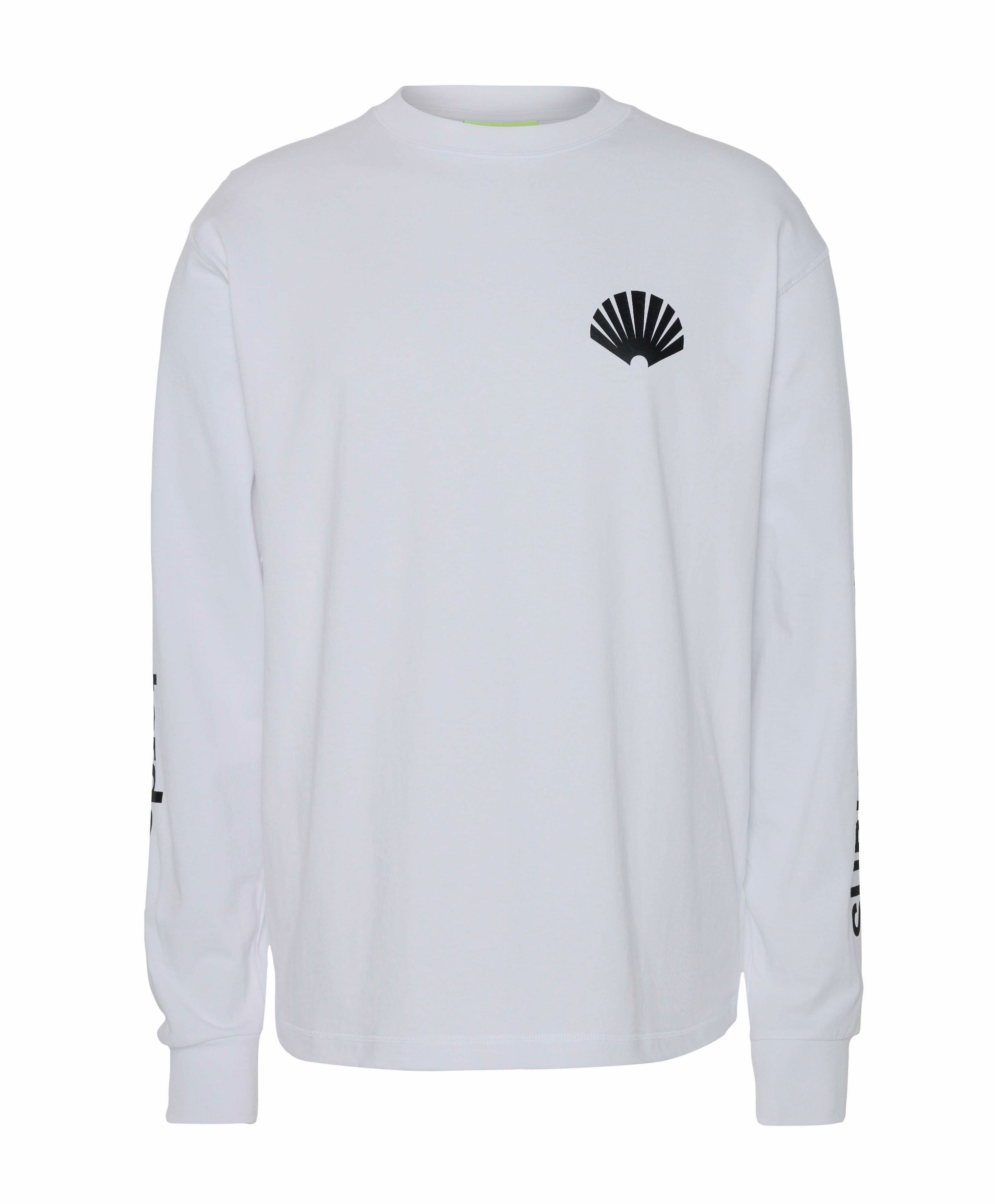 Heren longsleeve wit