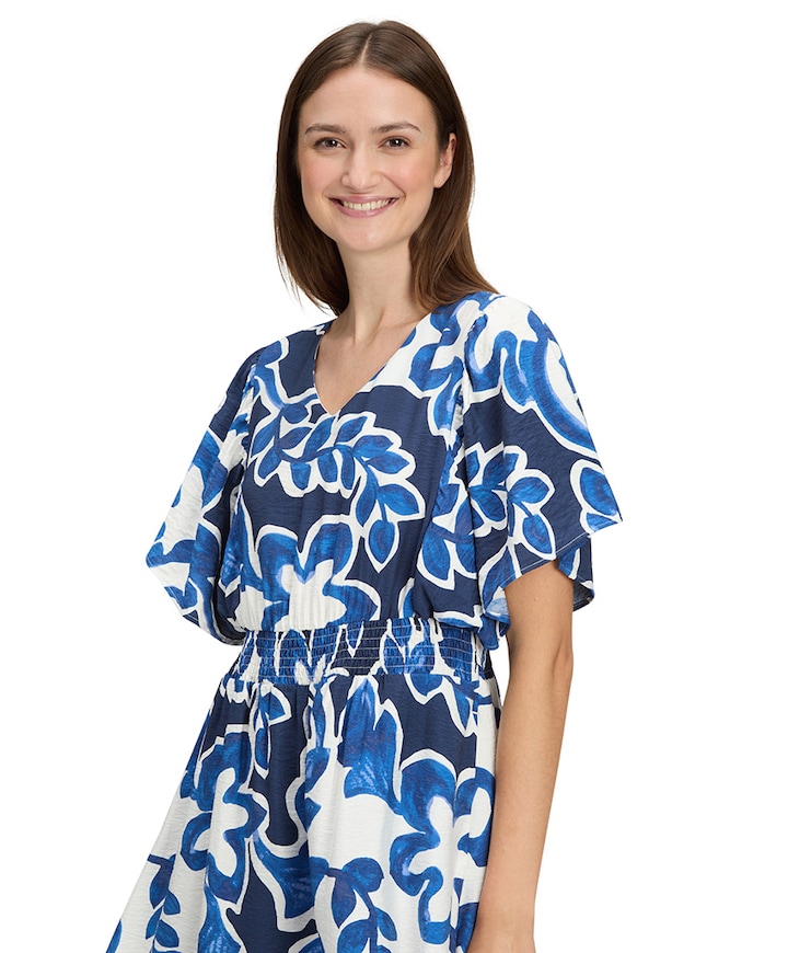Dames jurk blauw