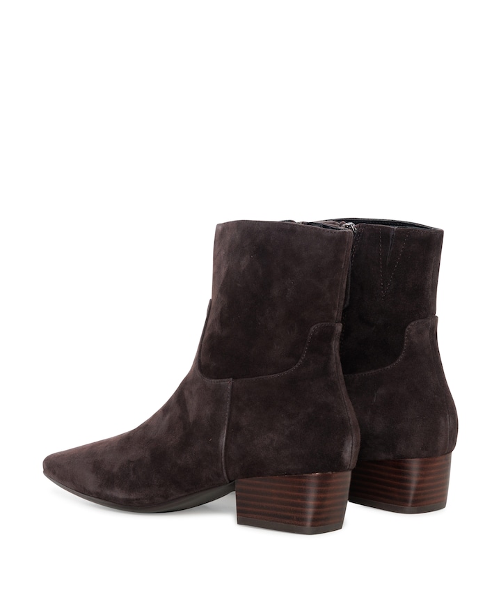 Carabella dames enkellaarzen bruin